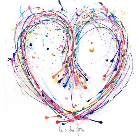 copy of je suis heureux 50x50cm