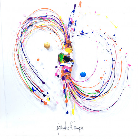 prendre le temps 50x50cm