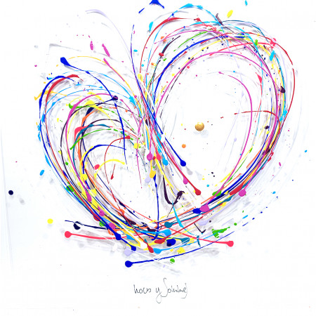copy of je suis heureux 50x50cm