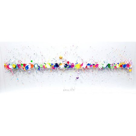"je suis avec toi", 40x100cm
