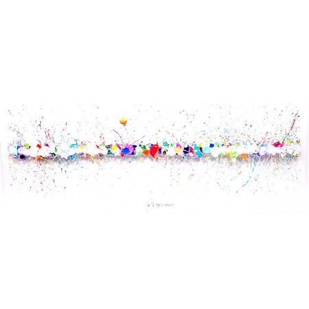 "je te vois venir", 40x100cm