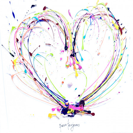 "pour toujours" 50x50cm