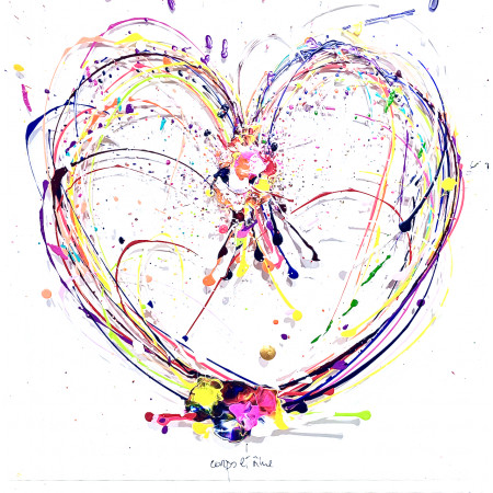 copy of je suis heureux 50x50cm