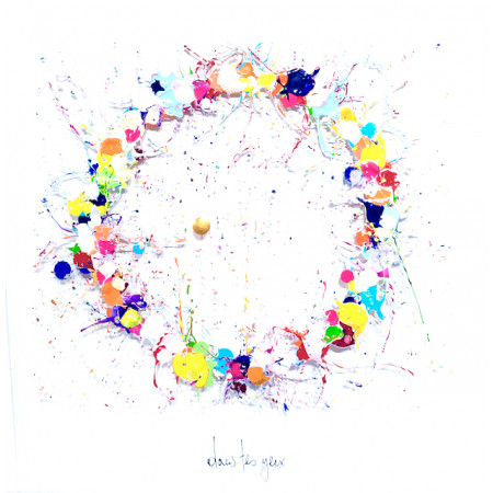 "dans tes yeux" 50x50cm