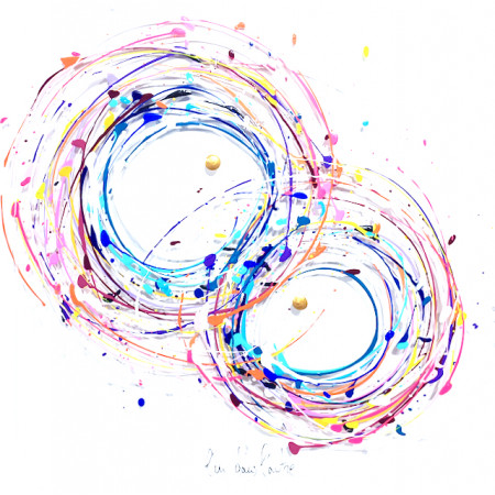"l'un dans l'autre" 50x50cm