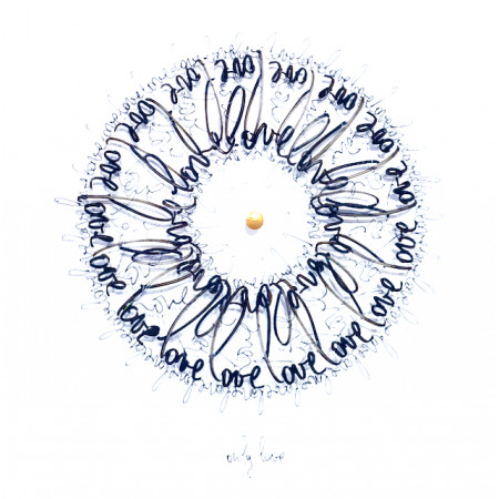 "only love" 50x50cm