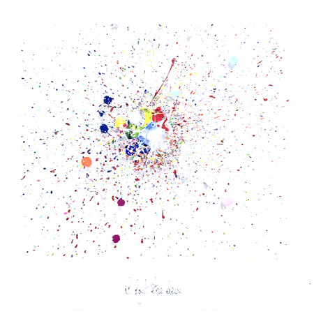 "il faut être deux" 50x50cm