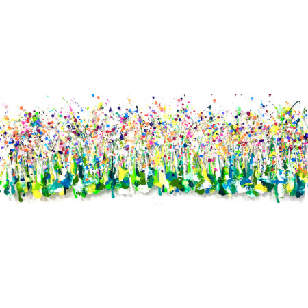 "chez nous", 40x100cm