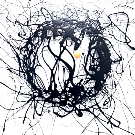 copy of je suis heureux 50x50cm
