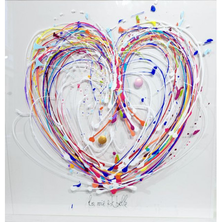 copy of je suis heureux 50x50cm