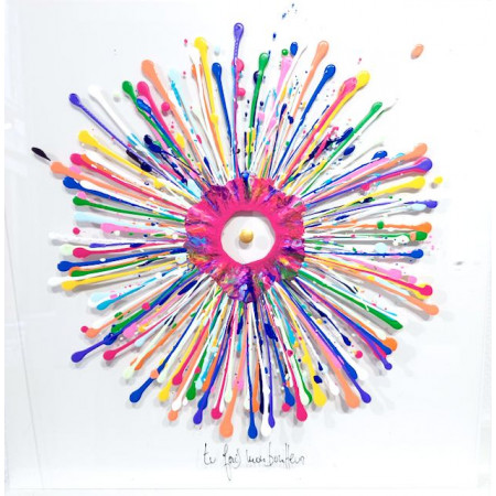 copy of je suis heureux 50x50cm