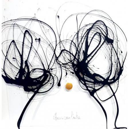 copy of je suis heureux 50x50cm
