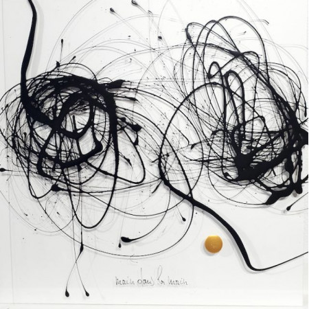 "main dans la main" 50x50cm