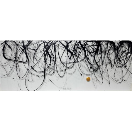 "notre temps", 40x100cm