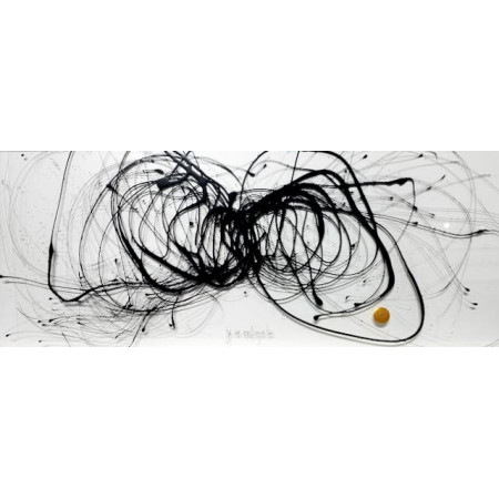 "je ne vois que toi", 40x100cm
