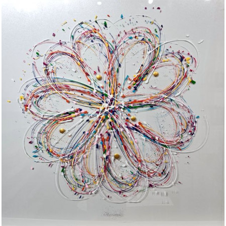 "être ensemble" 100x100cm
