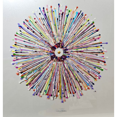 "tu es sublime" 100x100cm