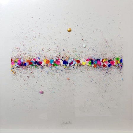 "jusqu'à toi" 100x100cm